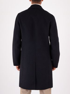 3. Cappotto uomo Manuel Ritz in panno double misto lana Blu MANUEL RITZ 3932c4901c253766