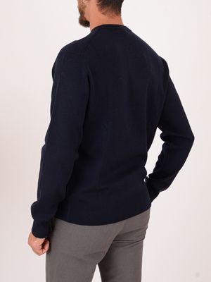 3. Manuel Ritz men's sweater in merino wool blend Blue MANUEL RITZ 3932m512253802