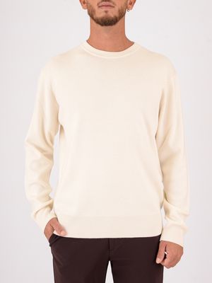 Manuel Ritz men's sweater in merino wool blend Cream MANUEL RITZ