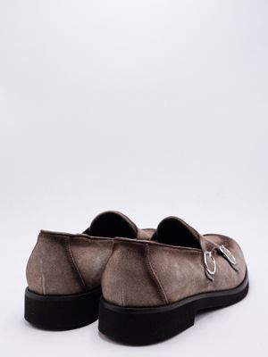 4. Mocassino uomo Marechiaro 1962 con doppia fibbia laterale Toupe MARECHIARO 1962 7069