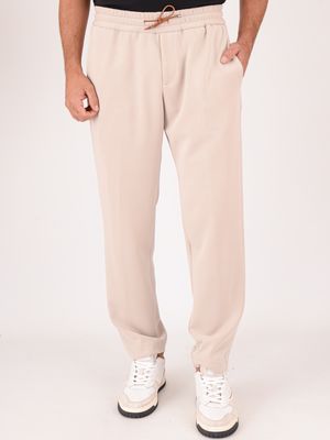Pantalon Devoré pour homme en mélange de coton Sable Devorè