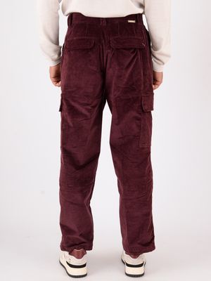 3. Pantalon cargo homme Paolo Pecora Milano en velours stretch Bordeaux Paolo Pecora Milano b0720227