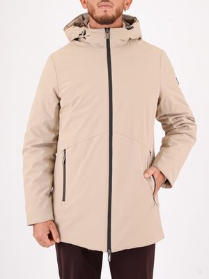 Men's Hèskimo Padded Nylon Jacket Beige HèSKIMO