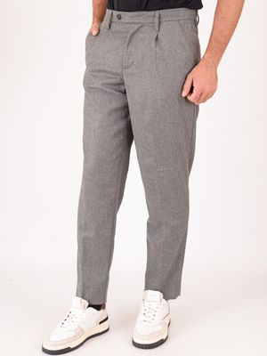 2. Pantalone uomo Re-Hash modello chino in lana stretch Grigio Re-Hash p604g3262