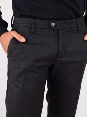 4. Pantalon homme revisité dans un mélange de laine à la coupe épurée Bleu Re-Hash p24910g3262