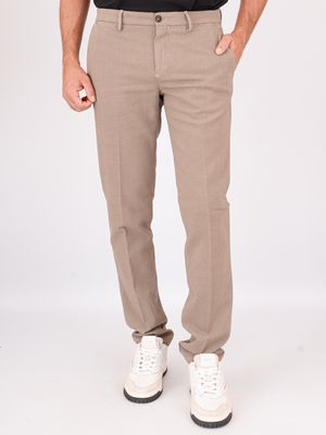 Pantalon pour homme Manuel Ritz en coton stretch Beige MANUEL RITZ