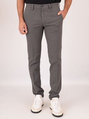 Pantalon pour homme Manuel Ritz en coton stretch Gris MANUEL RITZ