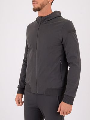 2. Surflex Winter Soft Touch Hood Zip Fleece RRD uomo in tessuto tecnico Grigio Scuro RRD w25192surflexwintersofttouchhoodzipfleece