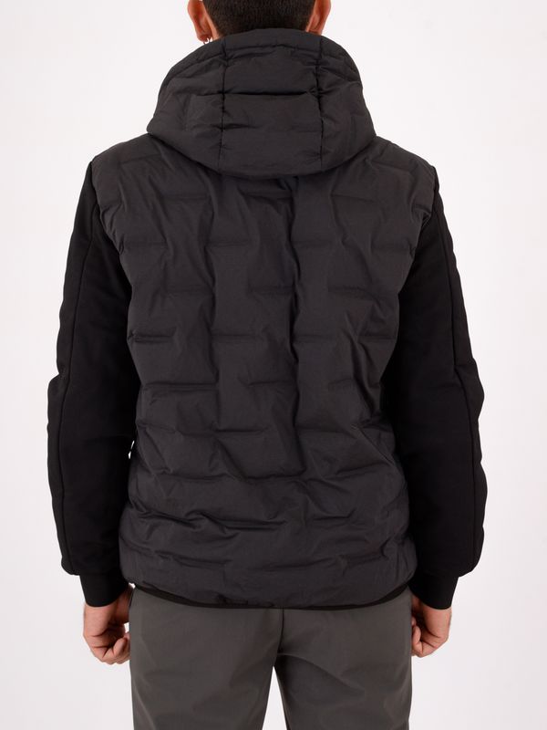 2. Giacca uomo Peuterey in doppio materiale imbottita in Thermoplume Nero Peuterey peu520601191802