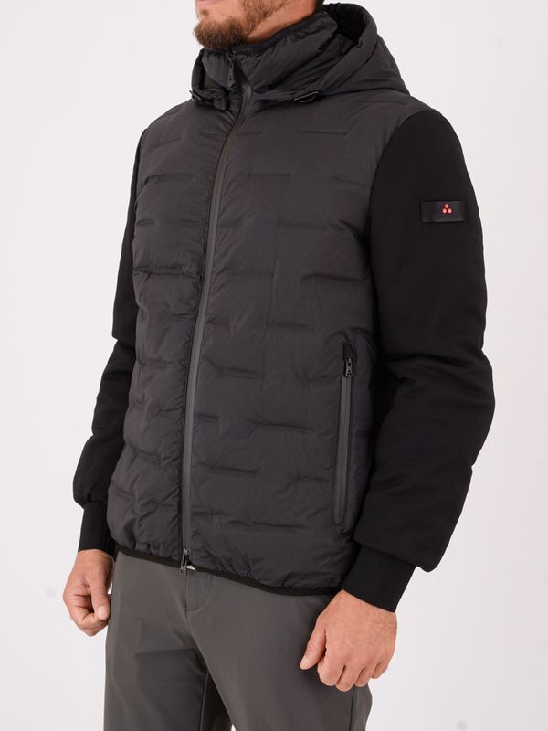 1. Giacca uomo Peuterey in doppio materiale imbottita in Thermoplume Nero Peuterey peu520601191802