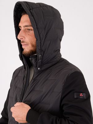 4. Veste homme Peuterey en double matière matelassée Thermoplume Noir Peuterey peu520601191802