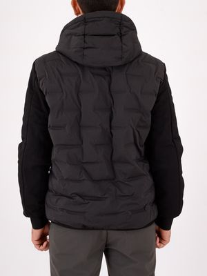 2. Veste homme Peuterey en double matière matelassée Thermoplume Noir Peuterey peu520601191802