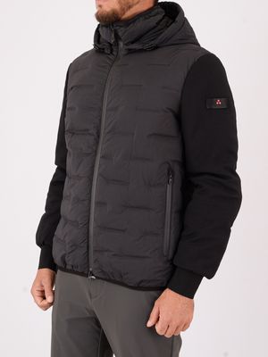 1. Veste homme Peuterey en double matière matelassée Thermoplume Noir Peuterey peu520601191802