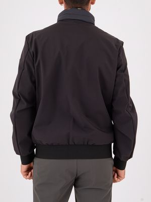 3. Blouson aviateur matelassé pour homme Peuterey en double matière Bleu Peuterey peu542101191969