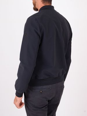 3. Men's Heskimo jacket in technical nylon with patch pockets Blue HèSKIMO he9440060