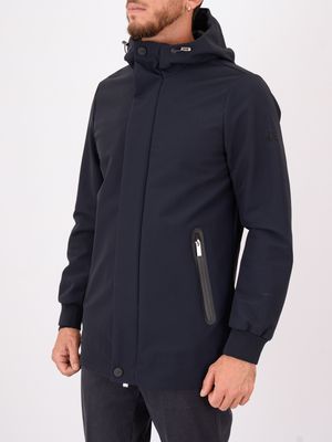2. Veste Heskimo pour homme en nylon technique avec capuche Bleu HèSKIMO he9440013