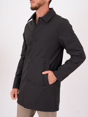 2. Cappotto uomo Heskimo in nylon tecnico con Thermo Insulation System Nero HèSKIMO he9440014