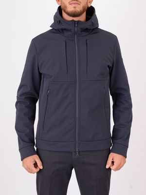 Paul & Shark men's jacket in Re-Shark Shell Save the Sea Blue PAUL & SHARK