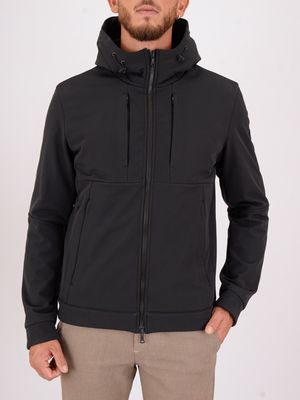 Paul & Shark men's jacket in Re-Shark Shell Save the Sea Black PAUL & SHARK