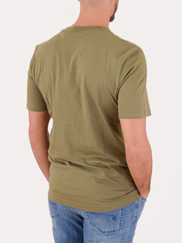 3. T-shirt en coton pour homme HUGO avec logo en jersey de coton Vert Hugo 50466158