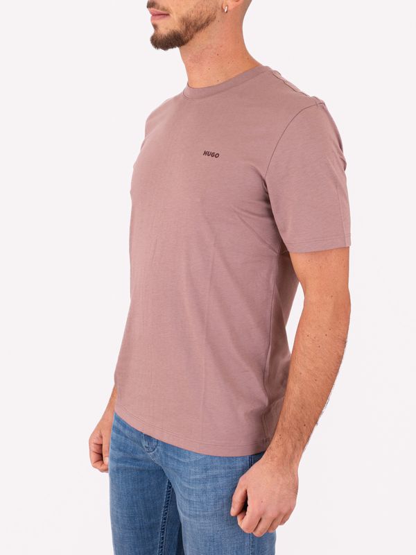 2. T-shirt HUGO Uomo in Cotone con Logo in Jersey di cotone Vinaccia Hugo 50466158