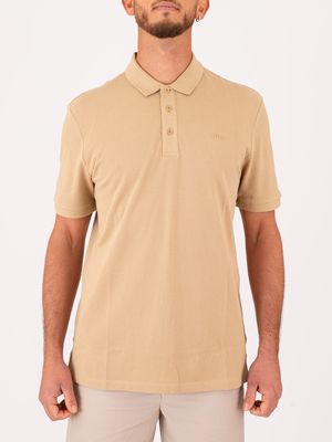 1. Polo HUGO Uomo Slim Fit in Cotone con Logo Beige