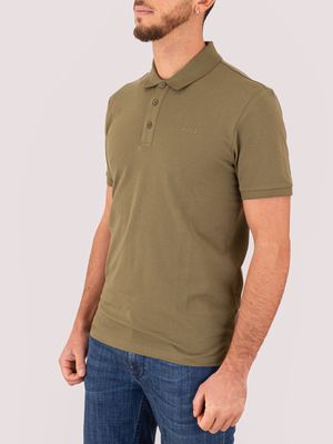 2. Polo HUGO Uomo Slim Fit in Cotone con Logo Verde