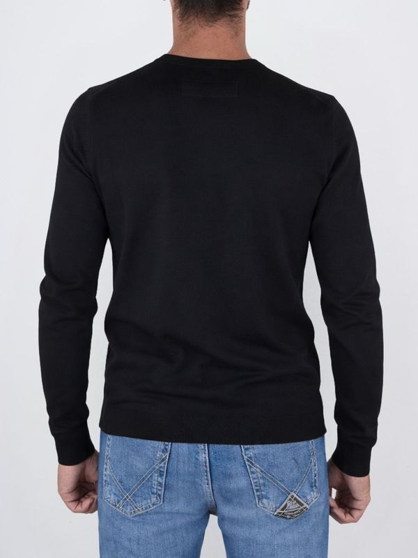 3. Pull HUGO pour homme, coupe ajustée, col rond, en fils doux Noir Hugo 50532074