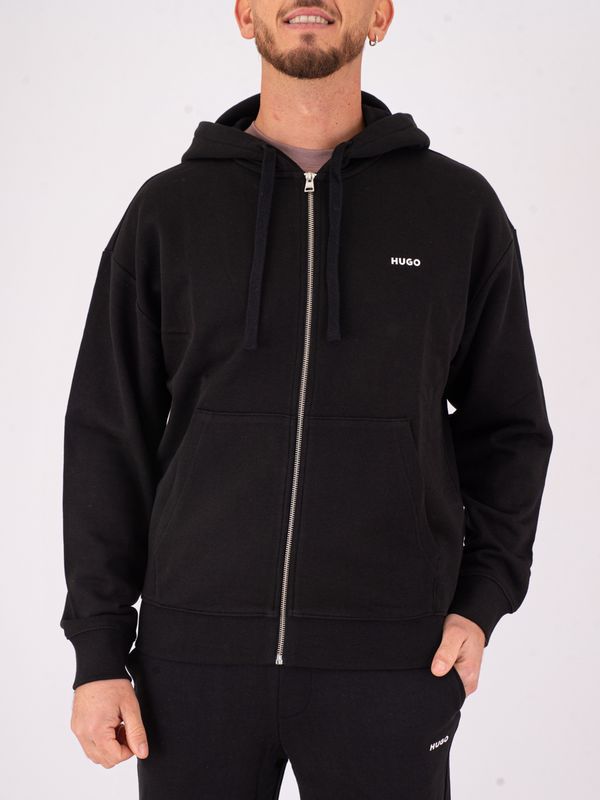 1. Sweat à capuche zippé Hugo pour homme Noir Hugo 50548651