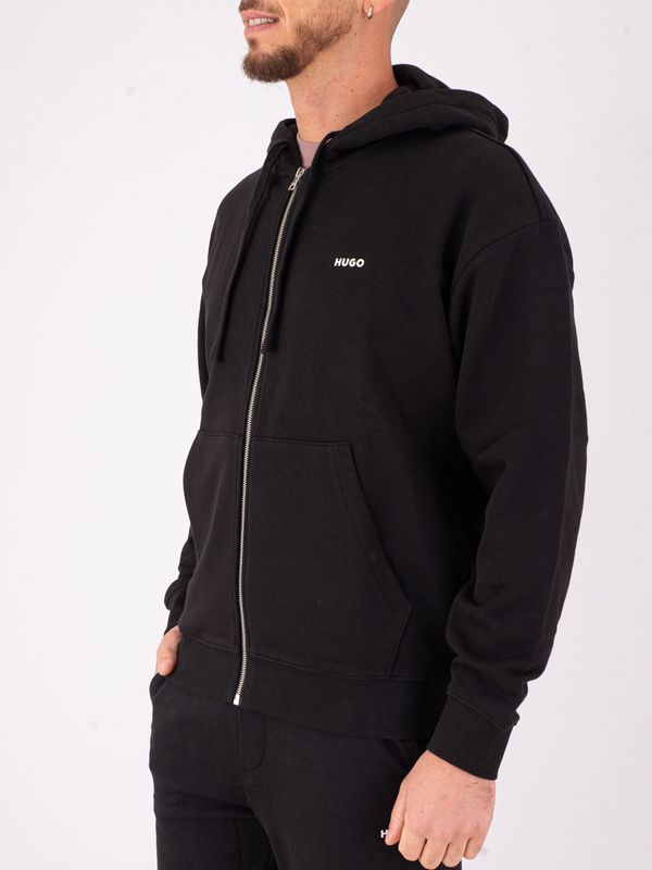 2. Sweat à capuche zippé Hugo pour homme Noir Hugo 50548651