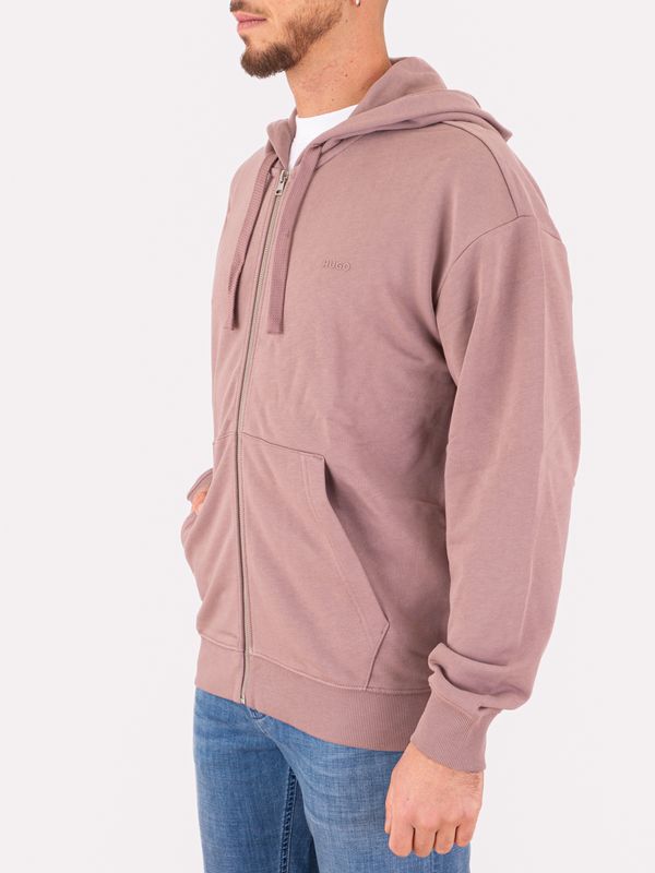 2. Sweat à capuche zippé Hugo pour homme Marc de raisin Hugo 50548651