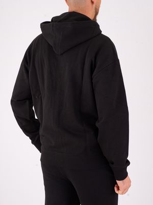 3. Sweat à capuche zippé Hugo pour homme Noir
