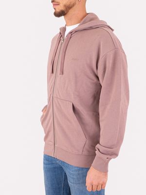 2. Sweat à capuche zippé Hugo pour homme Marc de raisin