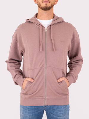 1. Sweat à capuche zippé Hugo pour homme Marc de raisin