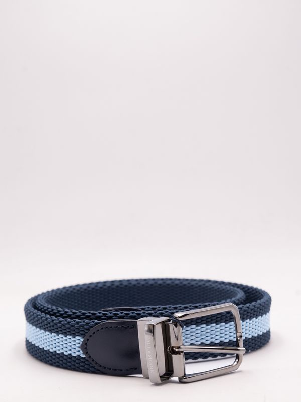 Cintura Uomo Paul&Shark in Tessuto Intrecciato con Inserti in Pelle Blu PAUL & SHARK