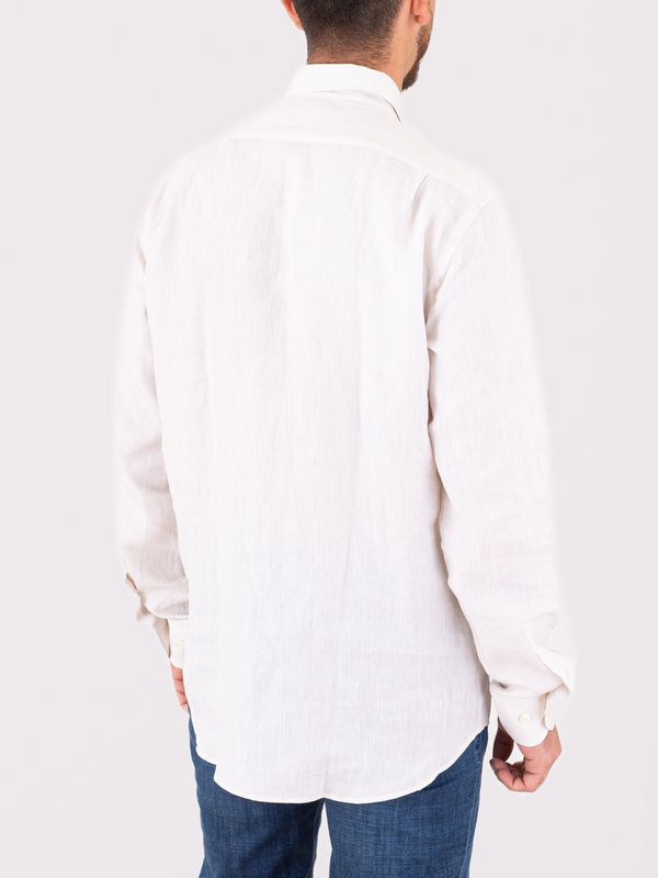 3. Camicia Uomo Paul&Shark in Lino Bianco PAUL & SHARK 26413160cf