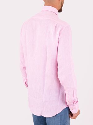 3. Chemise en lin pour homme Paul&Shark Rose