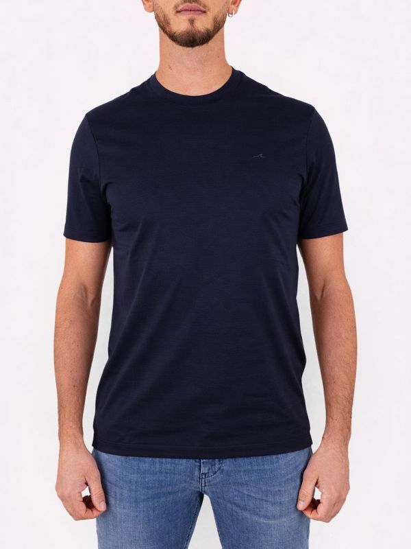 T-shirt en coton pour homme Paul&Shark Bleu PAUL & SHARK