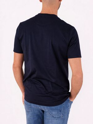 3. T-shirt en coton pour homme Paul&Shark Bleu