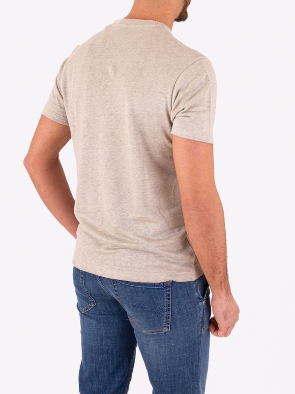 3. T-shirt Uomo Paul&Shark a Girocollo in lino Beige PAUL & SHARK 26411003