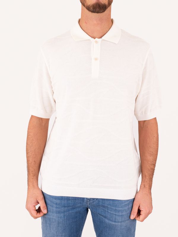 1. Polo homme Paul&Shark à motif horizontal Blanc PAUL & SHARK 26411658