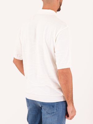 3. Polo homme Paul&Shark à motif horizontal Blanc