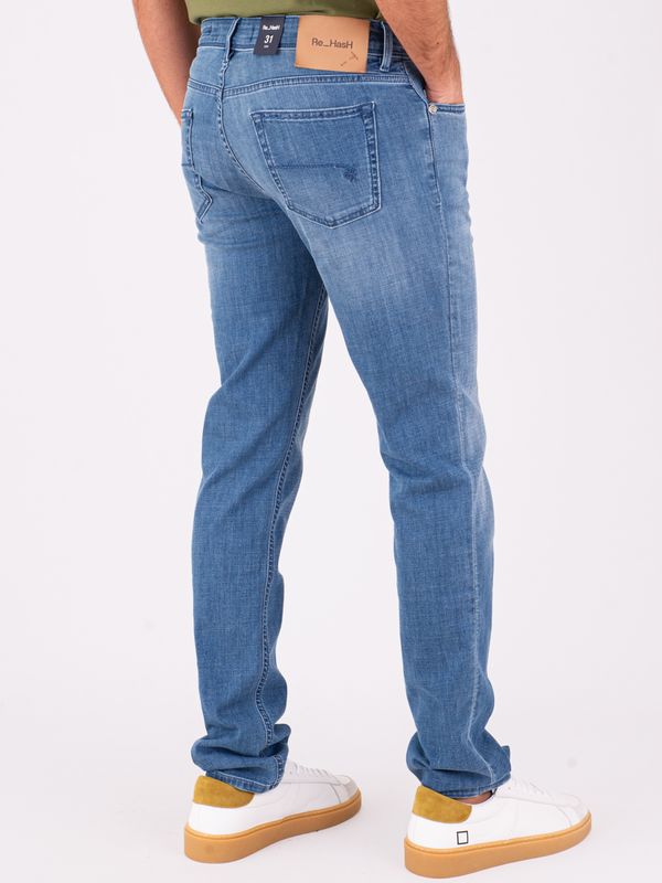 3. Jeans Uomo Re-Hash con Struttura Cinque Tasche Denim Re-Hash p015-rp2d613