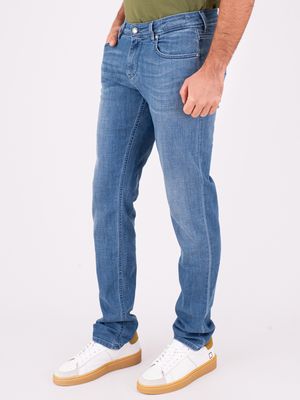 2. Jeans Uomo Re-Hash con Struttura Cinque Tasche Denim