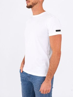 2. T-shirt Square Uomo RRD con lavorazione in rilievo a effetto seersucker square Bianco
