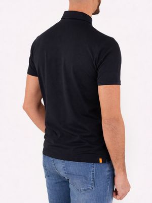 3. Polo Square Uomo RRD con Struttura a Rilievo Blue Black