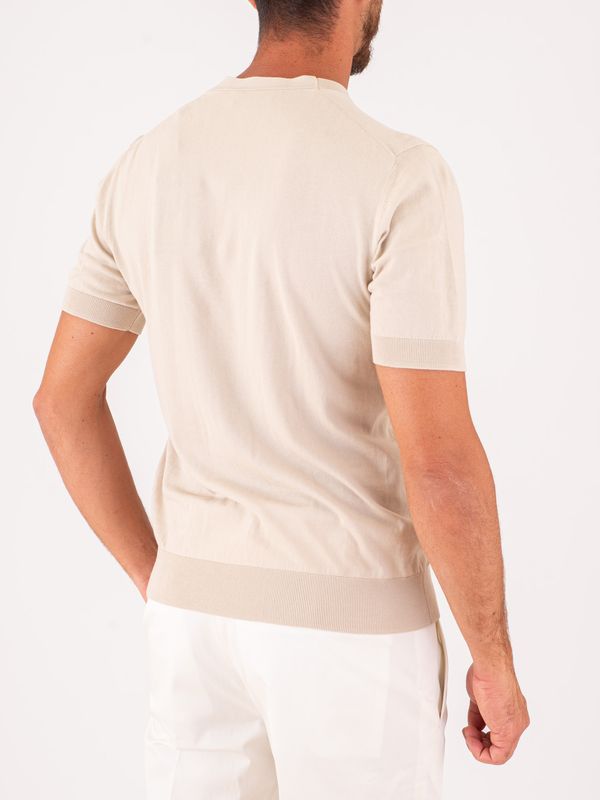 3. T-Shirt uomo Paolo Pecora Milano in cotone Beige Paolo Pecora Milano a009f100