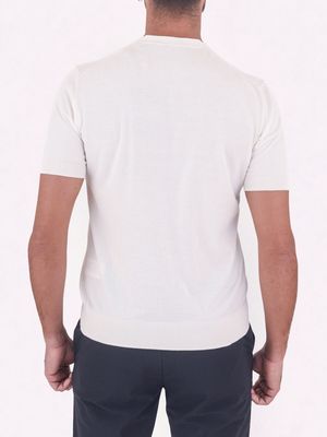 3. T-Shirt uomo Paolo Pecora Milano in cotone Bianco