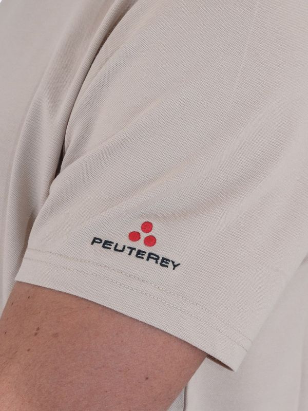 4. T-Shirt uomo Peuterey in misto cotone e seta Beige Peuterey peu547099012182