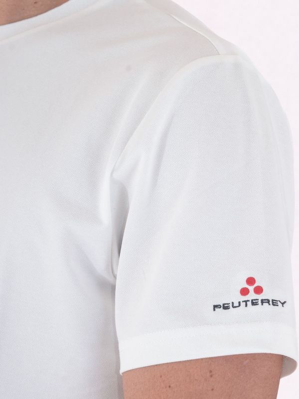 4. T-Shirt uomo Peuterey in misto cotone e seta Bianco Peuterey peu547099012182